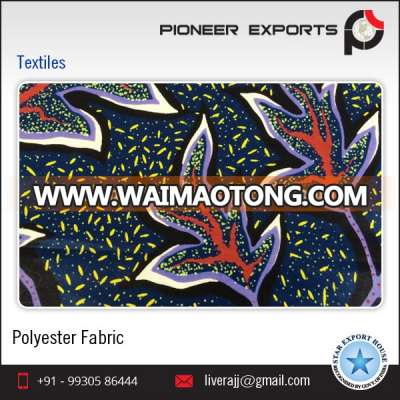 100% DTY Microfiber Single Printed Brushed Jersey Polyester Fabric