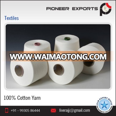 100% Cotton Yarn | Combed & Compact and Carded Cotton Yarn Price