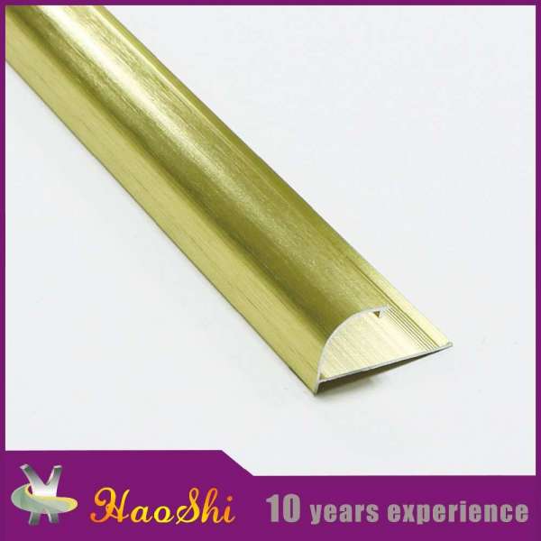 Brushed Champagne Ceramic Tile Trim Flooring Accessories